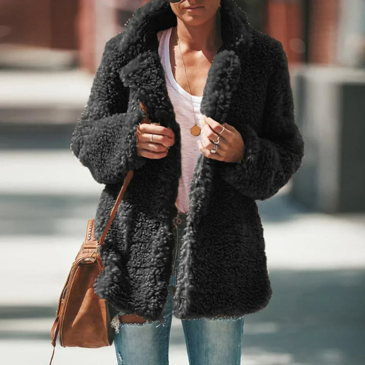 Lune London | Warm fleece coat - Beige - Comfortable and fashionable