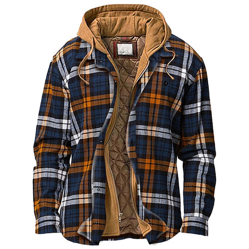 Lune London | Extra warm checkered jacket for men with hood