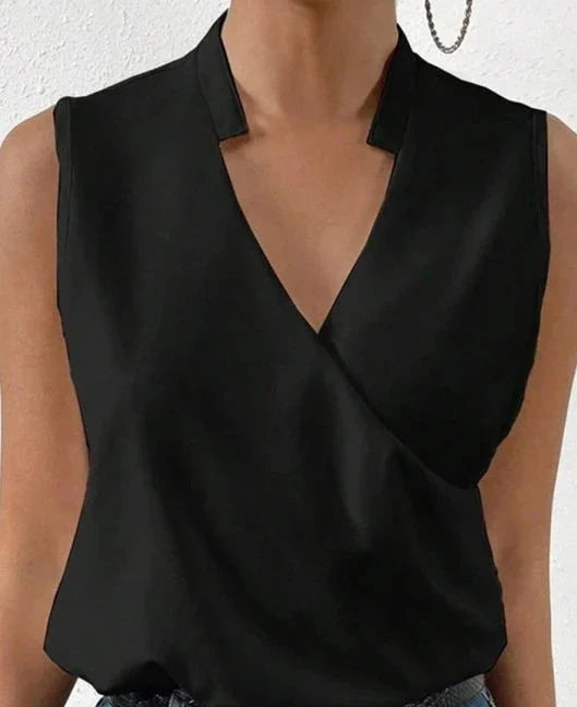 Lune London | Elegant Sleeveless Solid Top