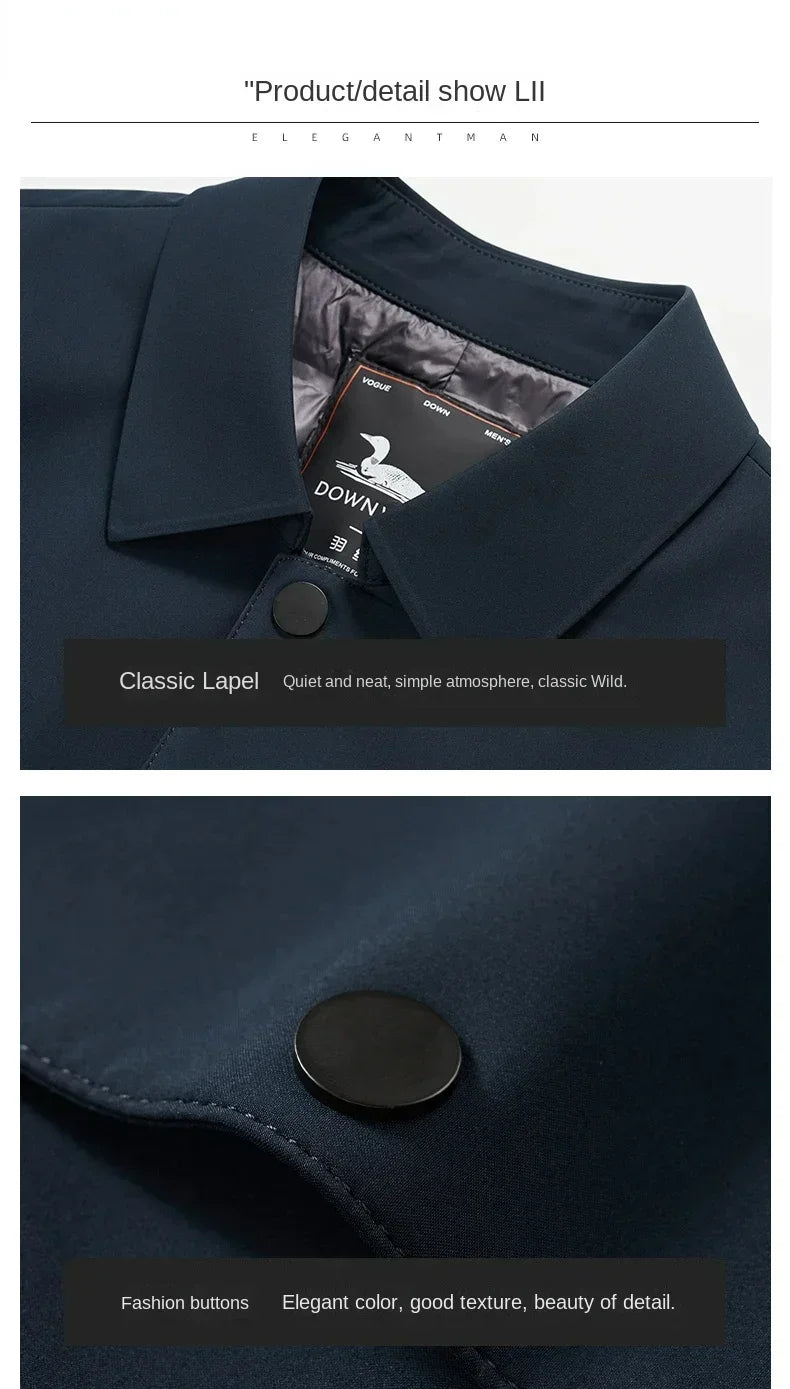 Lune London | Transition jacket with quilted lining - Elegant business coat for everyday and office
