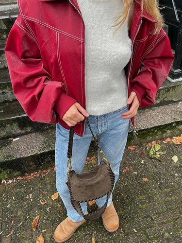 Lune London | Women's jacket in wine red