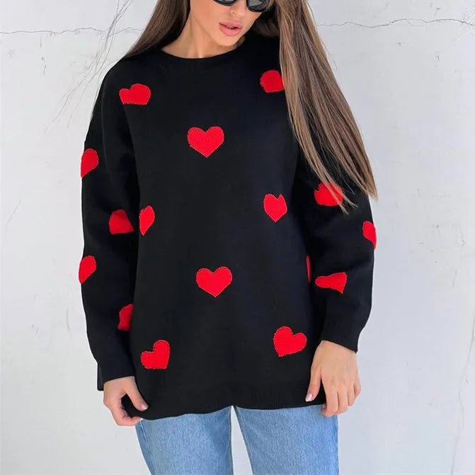 Lune London | Pullover with knitted heart