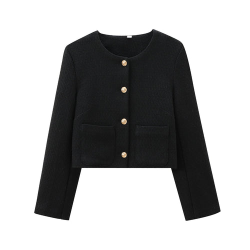 Lune London | Tweed Blazer In Black