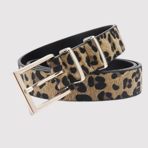 Lune London | Belt with leopard pattern