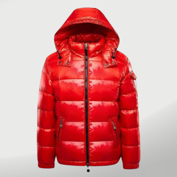 Lune London | The quilted hooded puffer jacket - zipper side pocket jacket