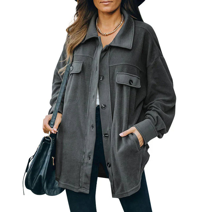 Lune London | Fleece jacket with buttons
