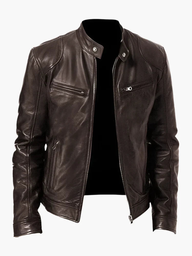 Lune London | Faux leather biker jacket - Timeless design for everyday and leisure