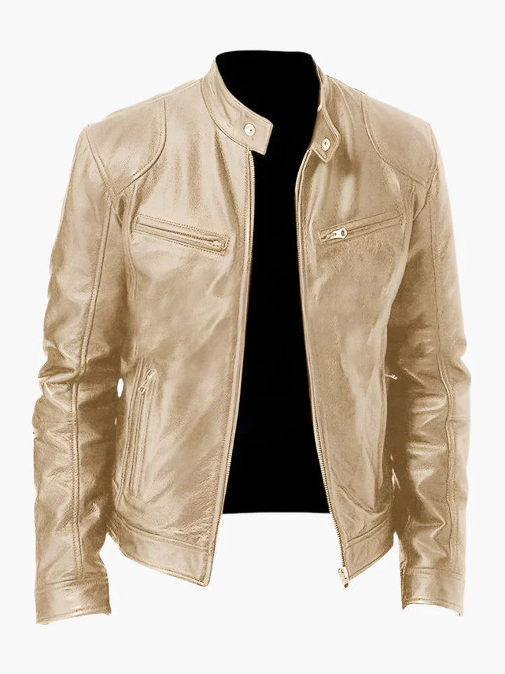 Lune London | Faux leather biker jacket - Timeless design for everyday and leisure