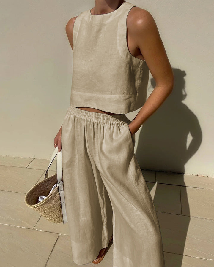 Lune London | Linen Two-Piece Summer Set Women
