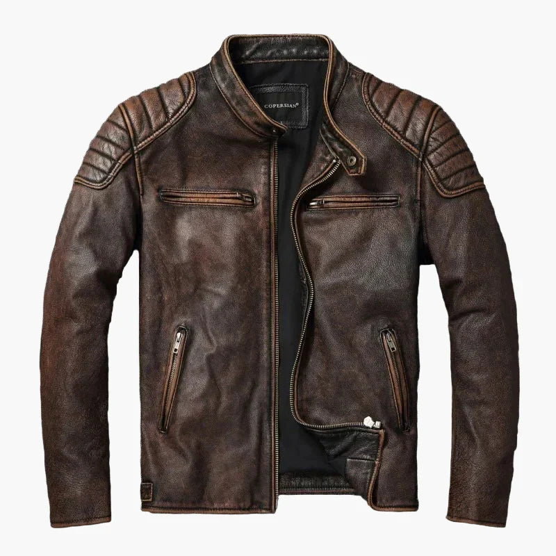 Lune London | Classic motorcycle style biker jacket - Trendy transition jacket, fitted for leisure and everyday wear