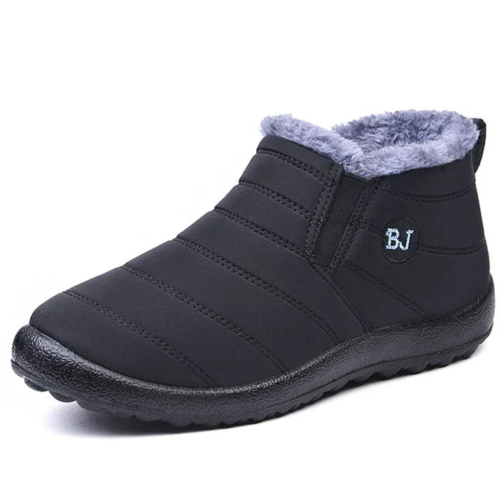 Lune London | Ankle boots - Padded Waterproof - Slip-on - Plush Covered - Flat Sole