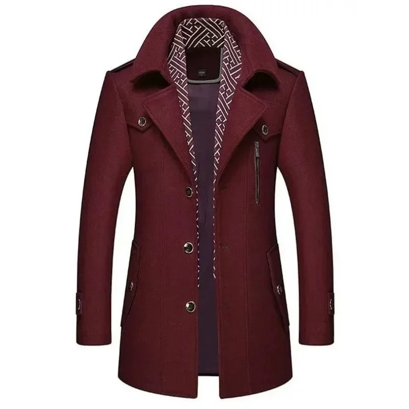 Lune London | Elegant business coat winter long classic modern leisure coat