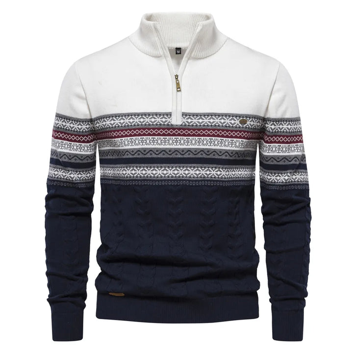 Lune London | Sweatshirt - Retro patterned sweatshirt for men with a comfortable and unique design