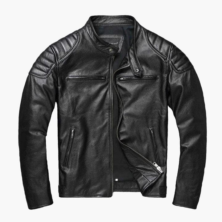 Lune London | Classic motorcycle style biker jacket - Trendy transition jacket, fitted for leisure and everyday wear