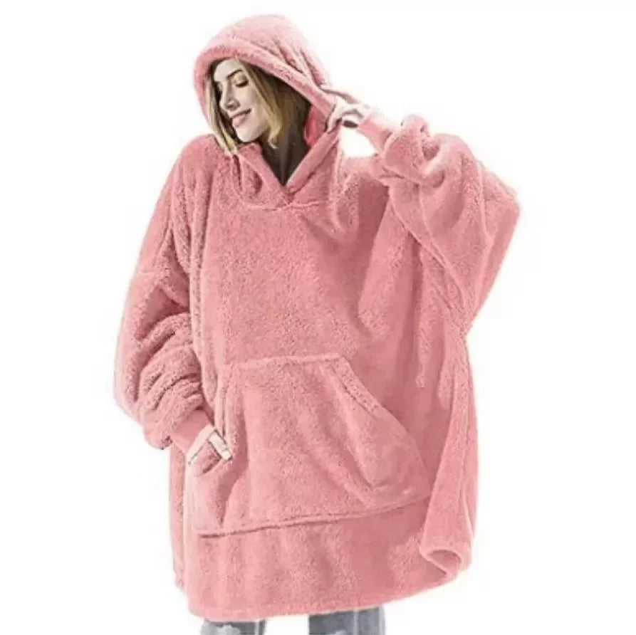 Lune London | Oversized Flannel Blanket Hoodie for Men & Women