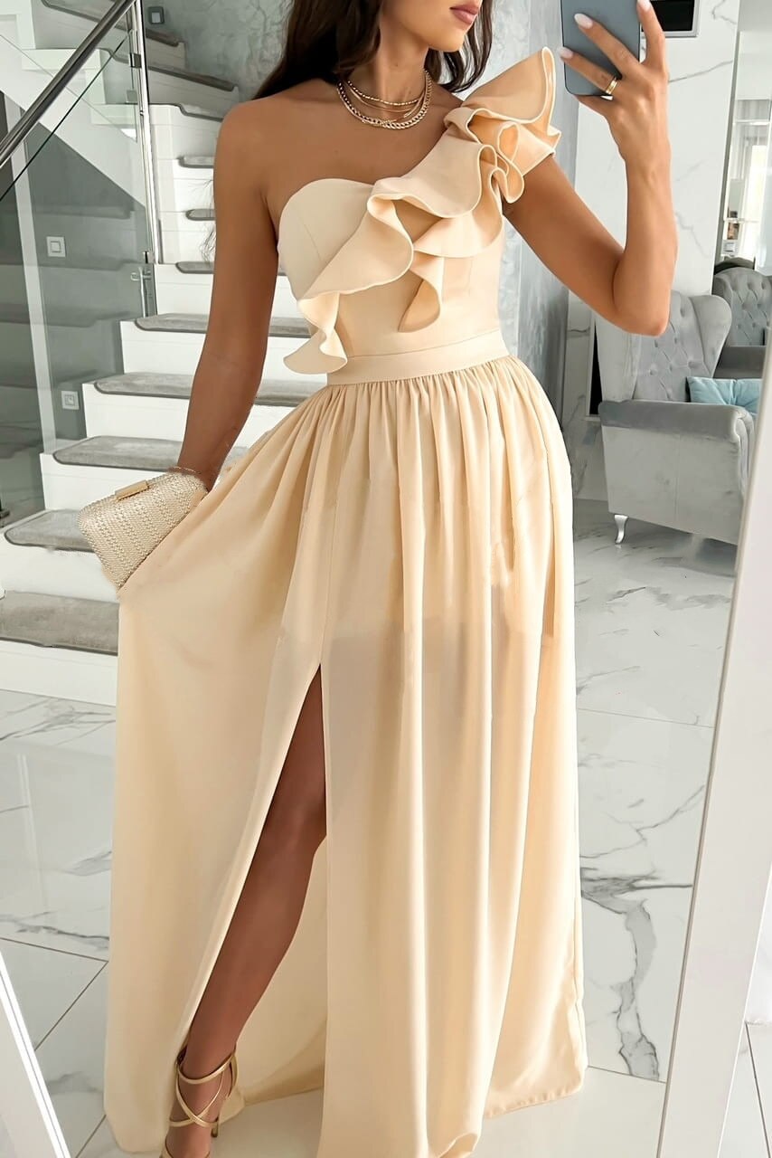 Lune London | Off-The-Shoulder Dress with One Shoulder