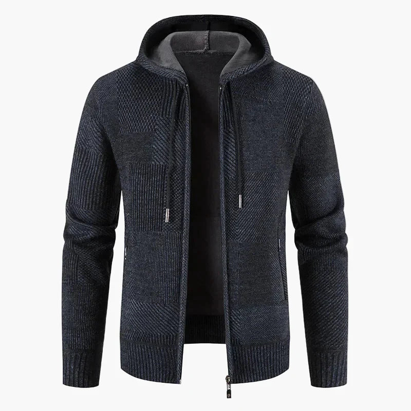Lune London | Hooded cardigan - Trendy winter jacket for everyday life and leisure