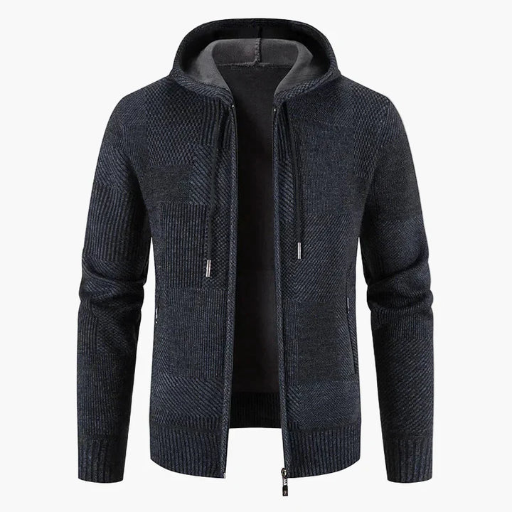 Lune London | Hooded cardigan - Trendy winter jacket for everyday life and leisure