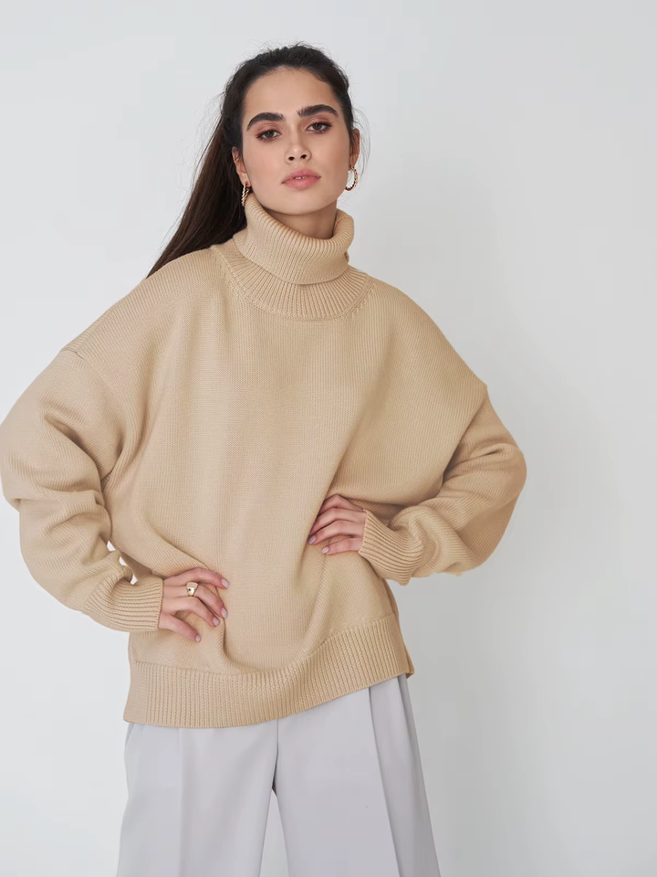 Lune London | Cozy Oversized Sweater with Turtleneck