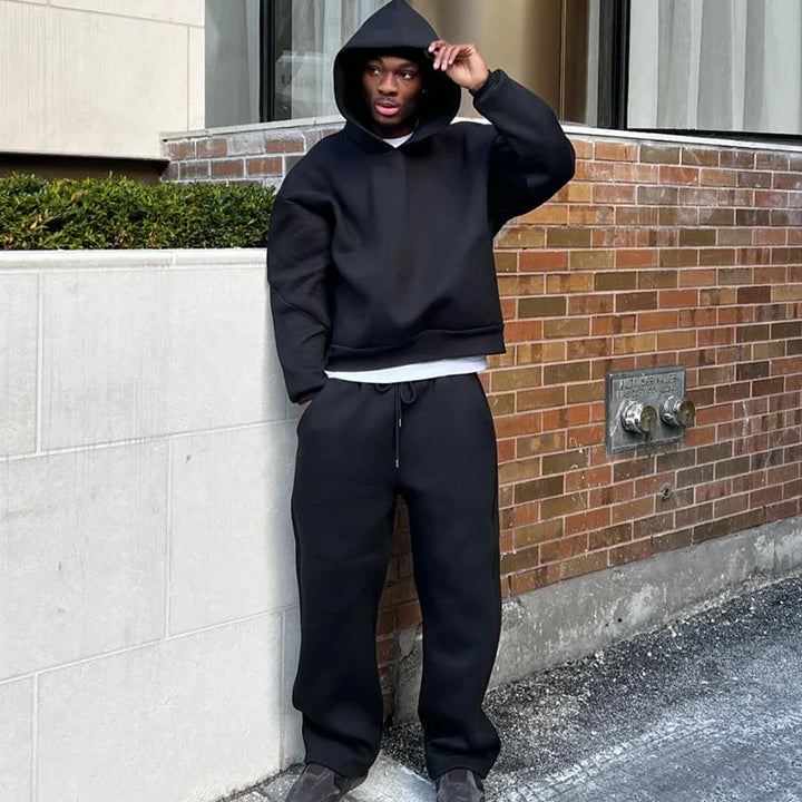 Lune London | Men's Cotton Tracksuit Hoodie Straight Pants