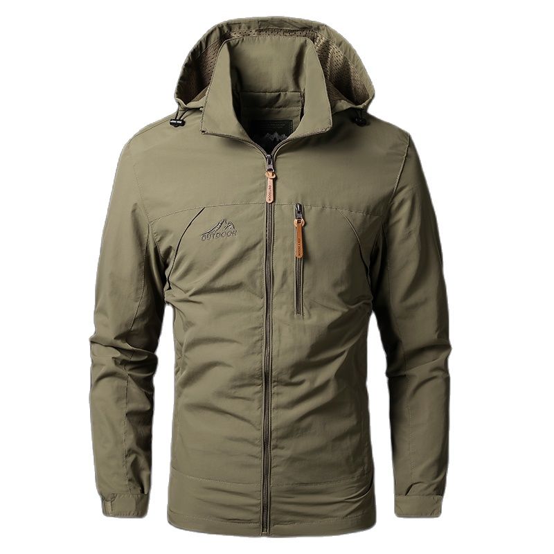 Lune London | Men's Jacket Waterproof Hooded Jacket Windbreaker Stretch Coat for Men
