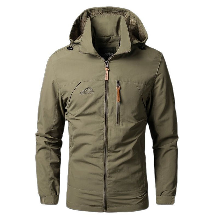 Lune London | Men's Jacket Waterproof Hooded Jacket Windbreaker Stretch Coat for Men