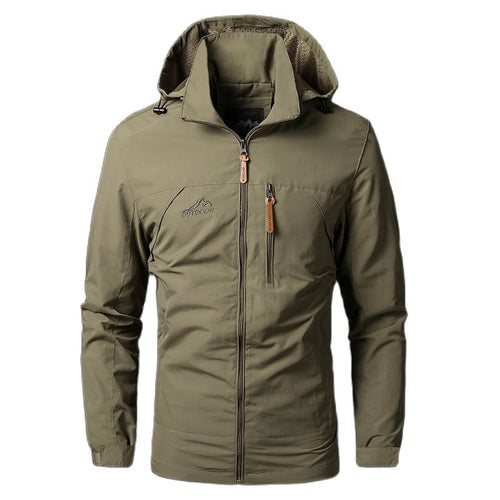 Lune London | Men's Jacket Waterproof Hooded Jacket Windbreaker Stretch Coat for Men