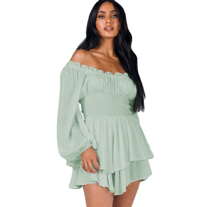 Lune London | Ruffled plunging dresses