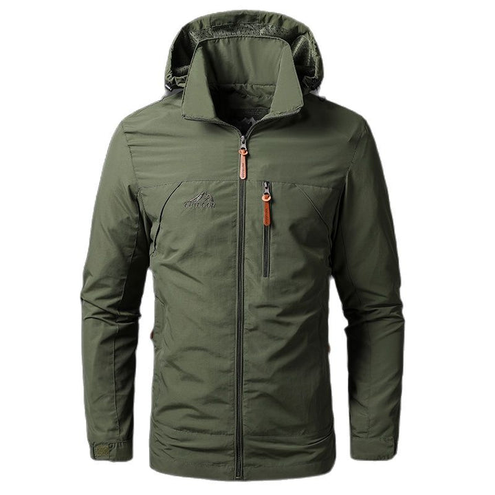Lune London | Men's Jacket Waterproof Hooded Jacket Windbreaker Stretch Coat for Men
