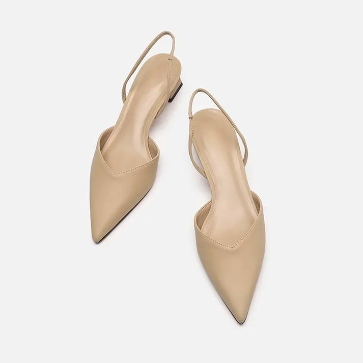 Lune London | Delicate Slingback Pumpsandal with Pointed Toe