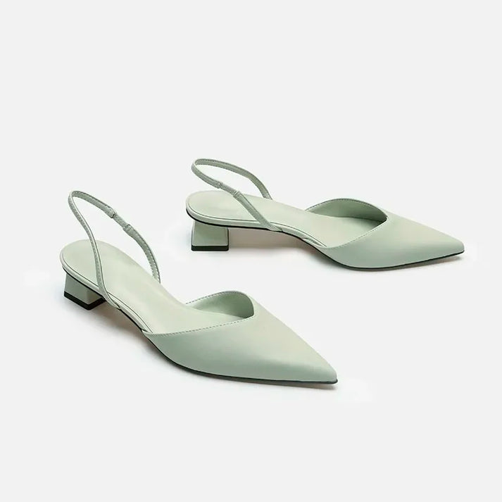 Lune London | Delicate Slingback Pumpsandal with Pointed Toe