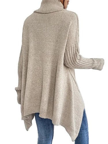 Lune London | Elegant long turtleneck sweater for women