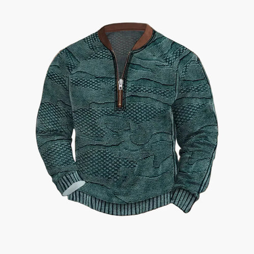 Lune London | Knitted sweater with zipper - Modern casual look for autumn and spring