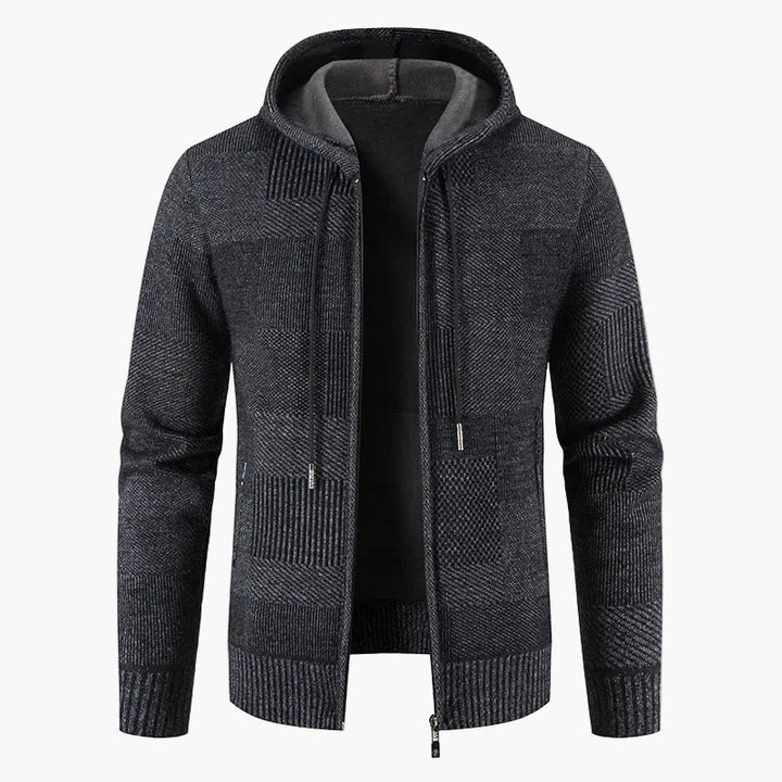 Lune London | Hooded cardigan - Trendy winter jacket for everyday life and leisure