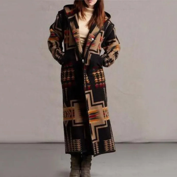 Lune London | Long coat in ethnic style