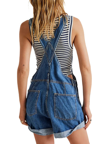 Lune London | Sleeveless Denim Overall Jumpsuit for Women