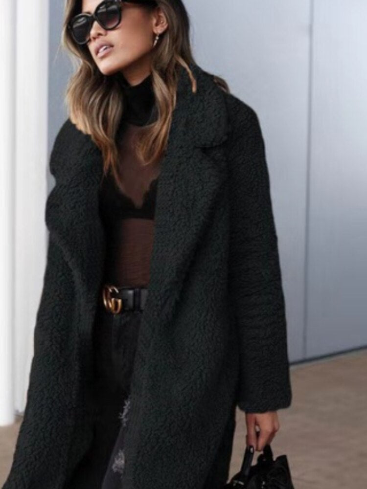 Lune London | Trendy Warmer Longer Teddy Coat for Women
