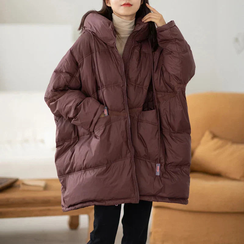 Lune London | Winter Oversized Down Hooded Jacket