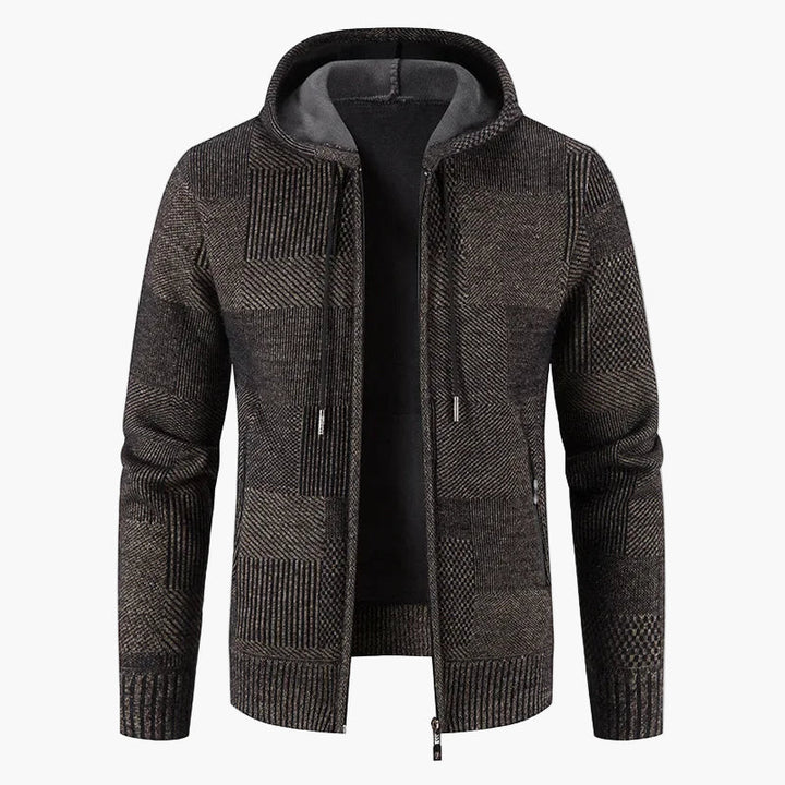 Lune London | Hooded cardigan - Trendy winter jacket for everyday life and leisure