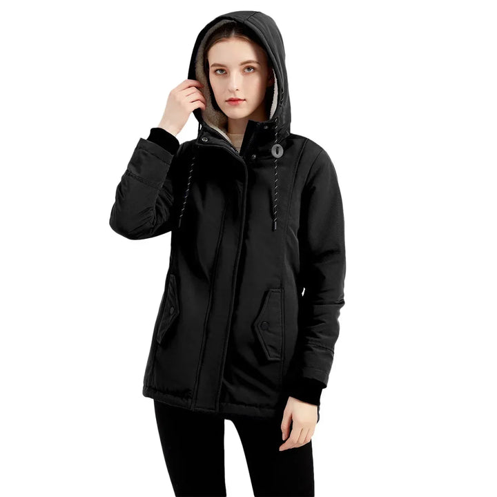 Lune London | Winter jacket with hood - Fashion leisure jacket for autumn and winter