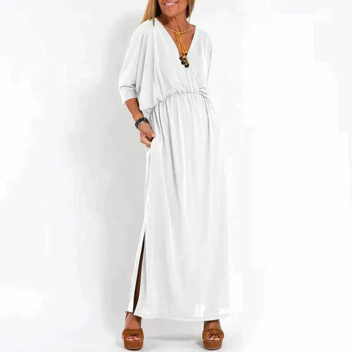 Lune London | Elegant Boho Maxi Dress with Waistband