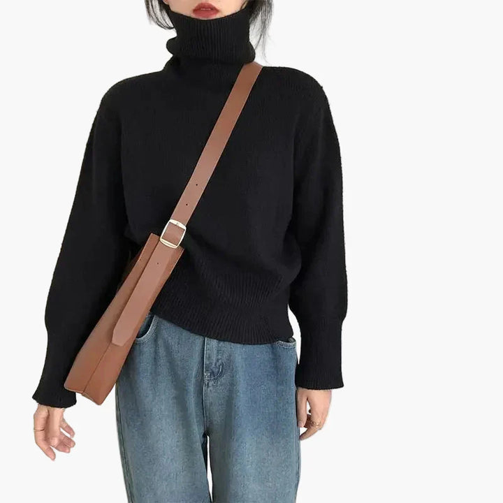 Lune London | Turtleneck Sweater - Trendy Knit Sweater for Autumn Winter for Everyday and Leisure