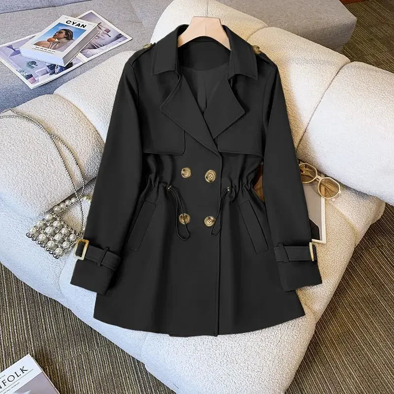 Lune London | Eleganter, Mittellanger Trenchcoat für Damen