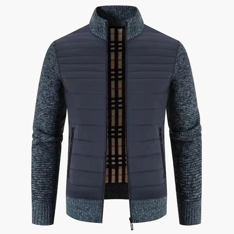 Lune London | Korean style knit jacket - Trendy slim fit transitional jacket for leisure and everyday use