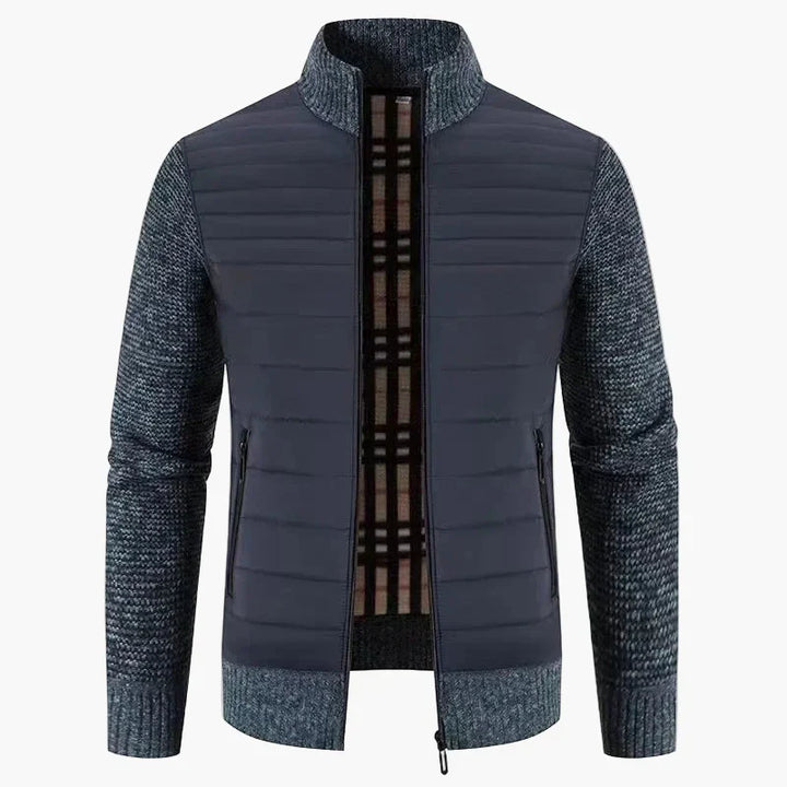 Lune London | Korean style knit jacket - Trendy slim fit transitional jacket for leisure and everyday use
