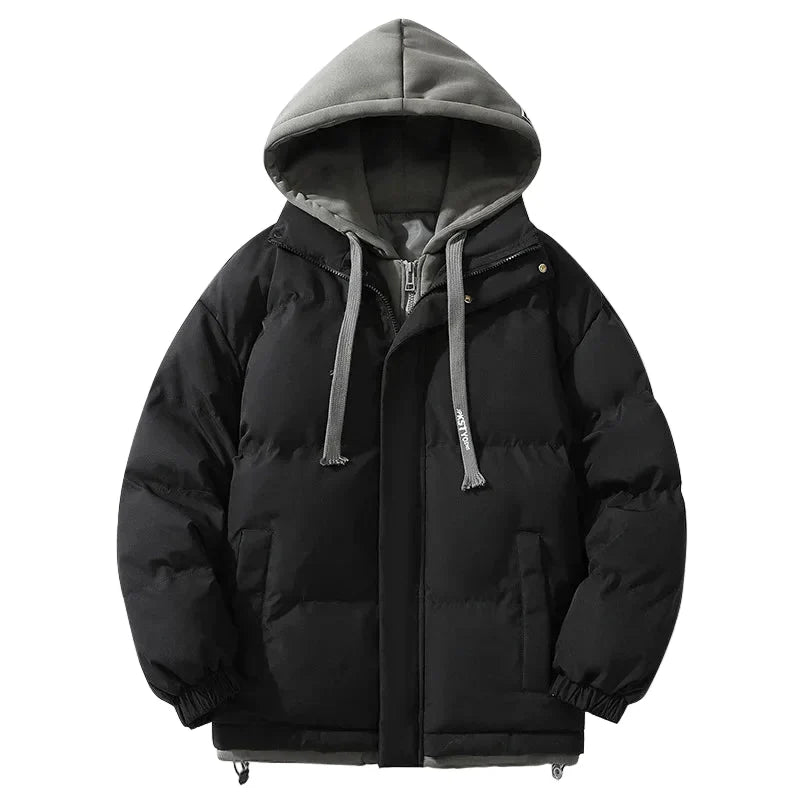 Lune London | Down Winter Jacket with Hood - Streetwear Fashion Puffer for Daily Life and Outdoor Activities