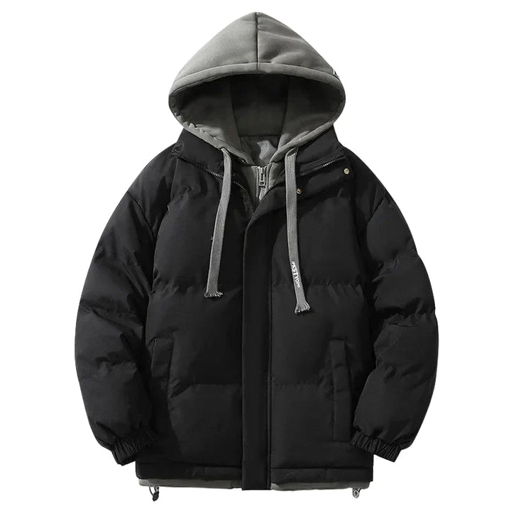 Lune London | Down Winter Jacket with Hood - Streetwear Fashion Puffer for Daily Life and Outdoor Activities