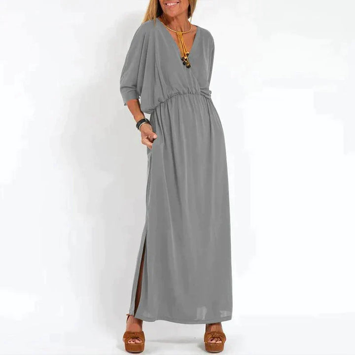 Lune London | Elegant Boho Maxi Dress with Waistband