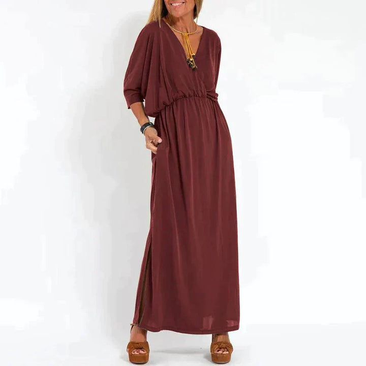 Lune London | Elegant Boho Maxi Dress with Waistband