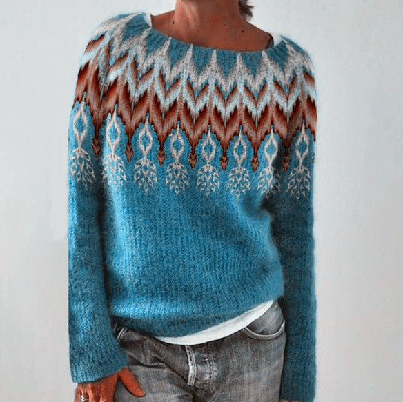 Chic und Stil | Knitted Sweater for Everyday and Leisure